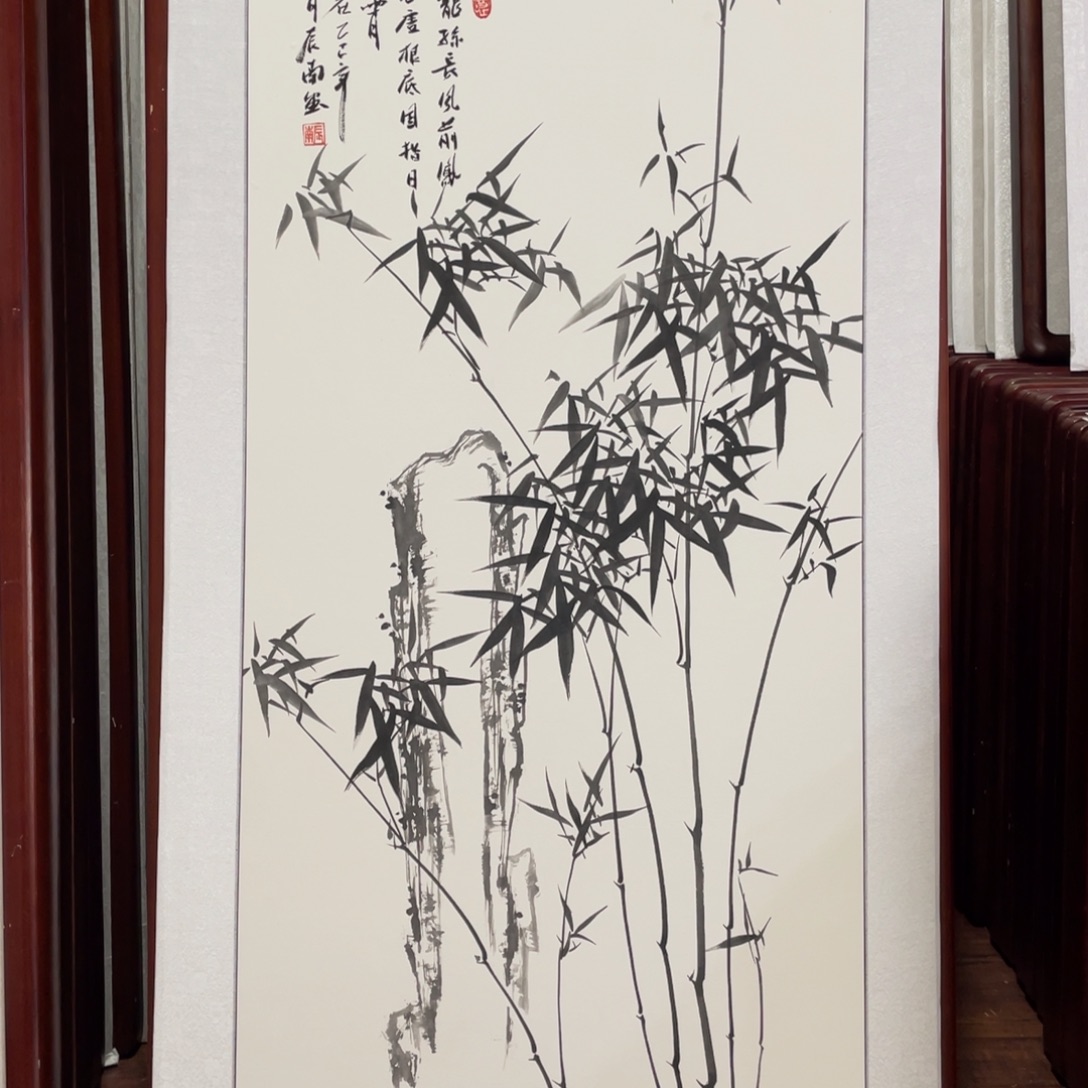 国画带框尺寸63*123厘米