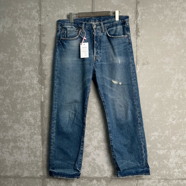 未使用 WE11 DONE 30*1/acne studio 水洗破洞牛仔裤/13336