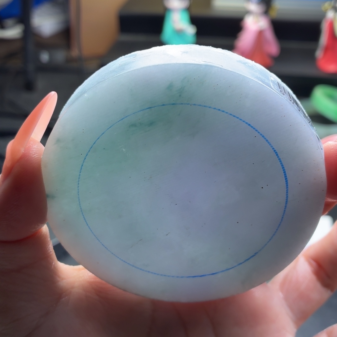 S***影定制翡翠未镶嵌翡翠手镯