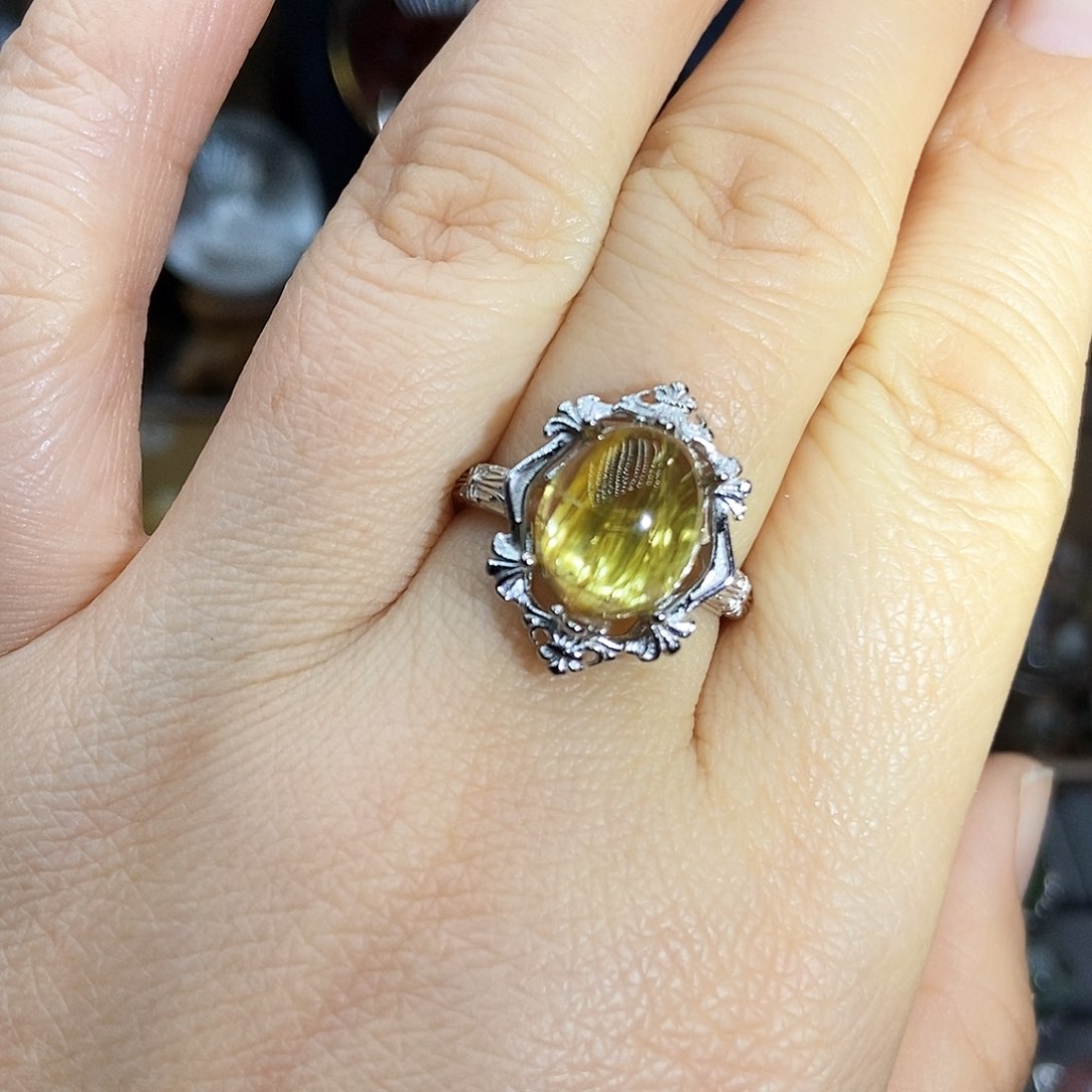 水晶戒指银S925镶嵌M****e