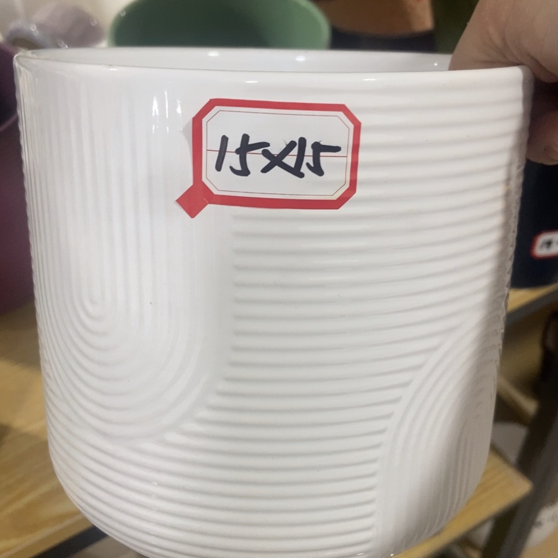 红陶高温陶瓷花盆