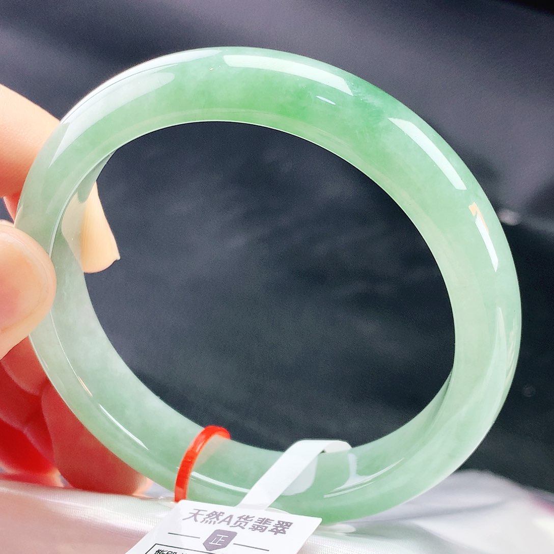 未镶嵌手镯翡翠59圈