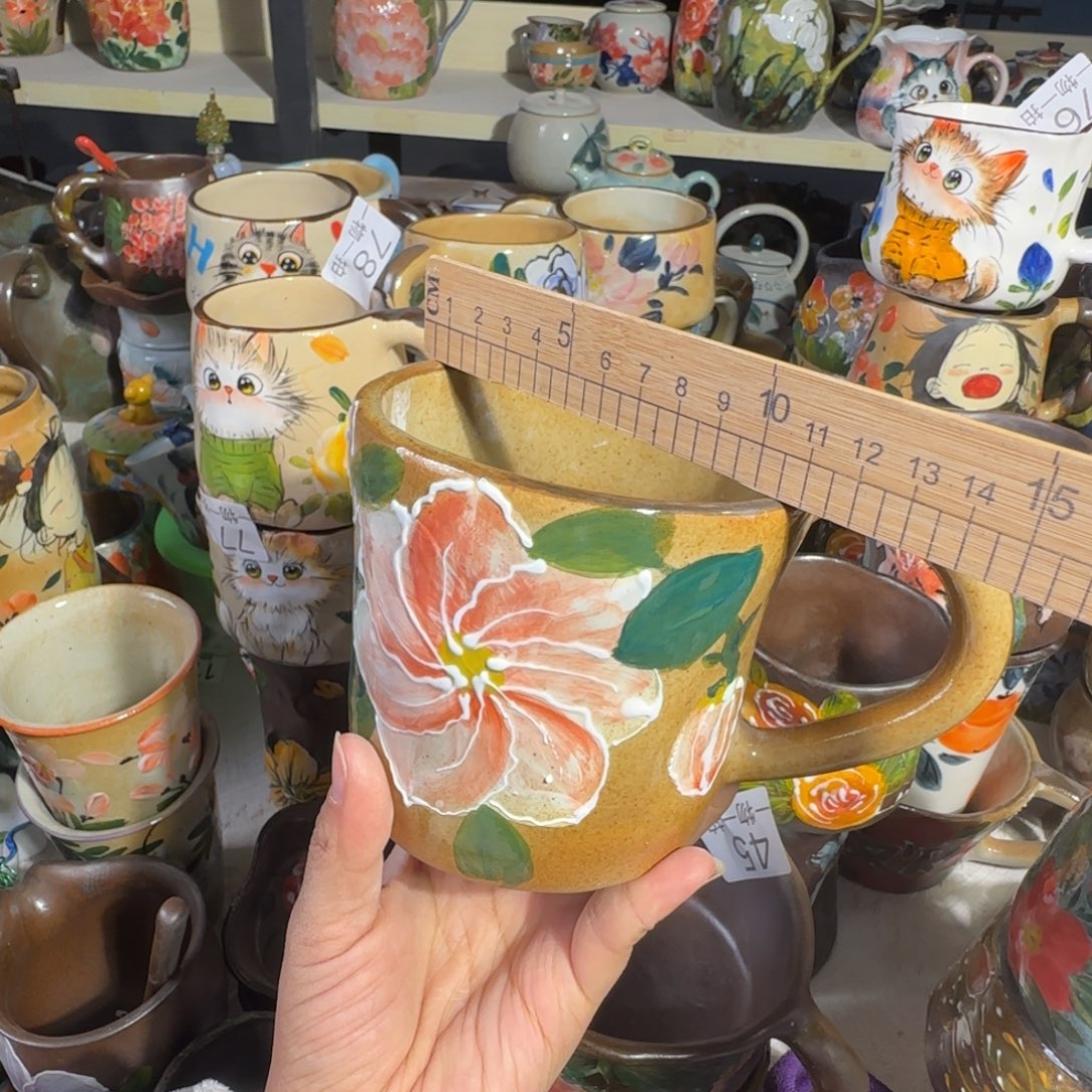 景德镇手工陶瓷釉下彩紫砂正品90