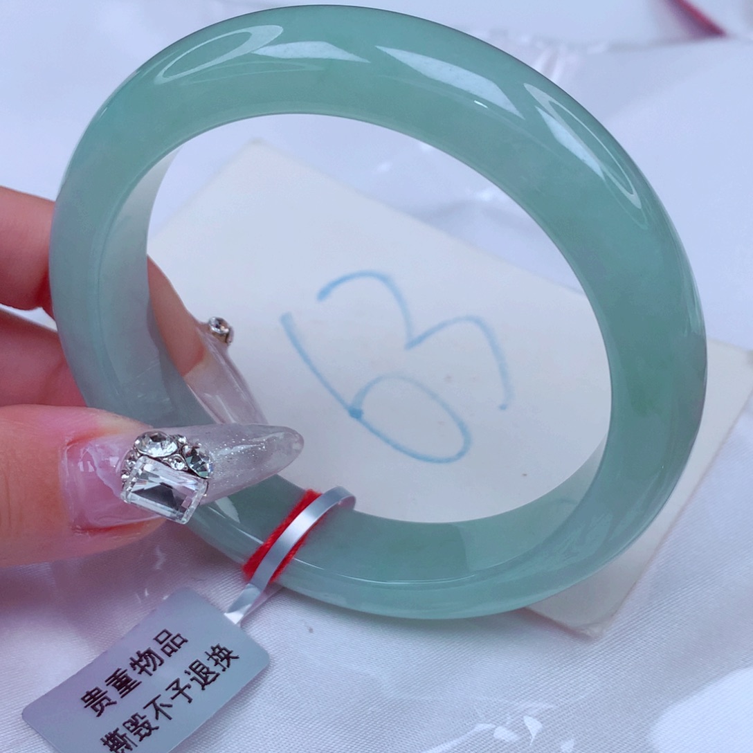翡翠手镯未镶嵌天然缅甸翡翠A货手镯