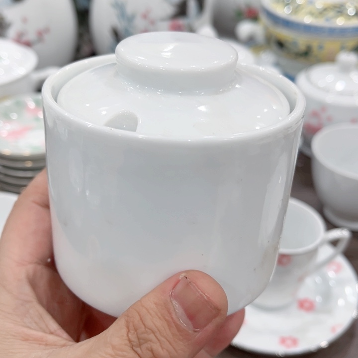 壶釉下五彩的瓷器和瓷器