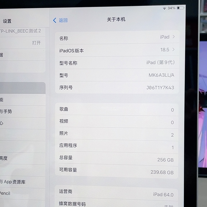 99新九代插卡版256 GB内存