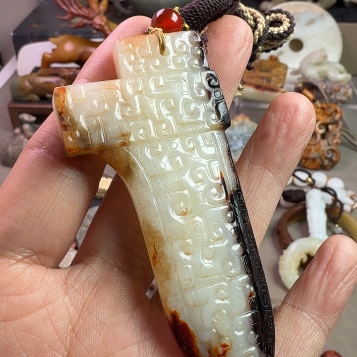 小***戒和田玉（糖玉）未镶嵌颈饰