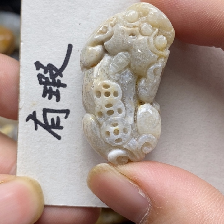 硅化珊瑚（珊瑚玉）未镶嵌颈饰