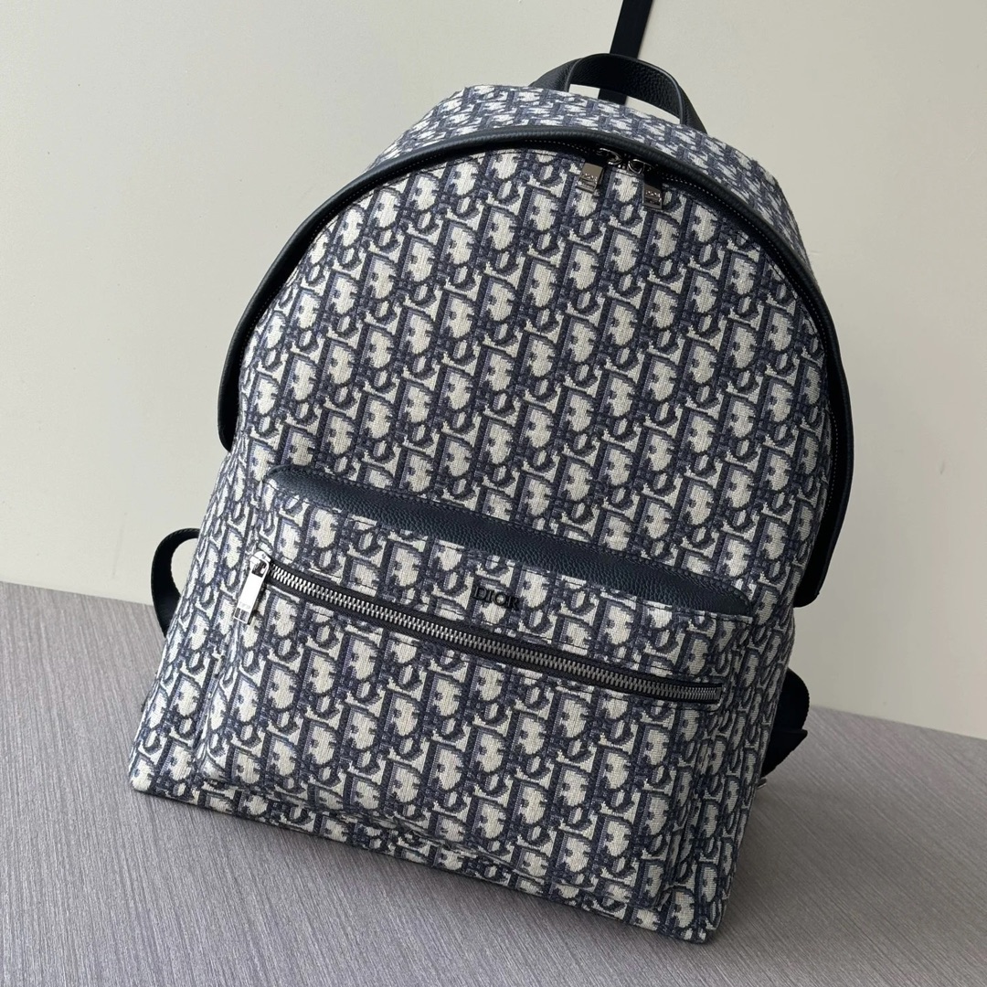 99新 DIOR/迪奥 蔚蓝/oblique印花 双肩包