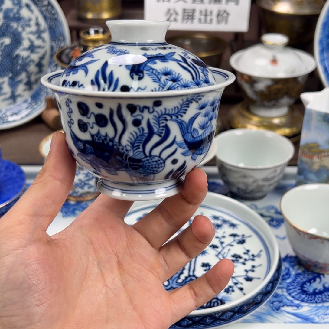 瓷片亦*慕景德镇手工手绘陶瓷