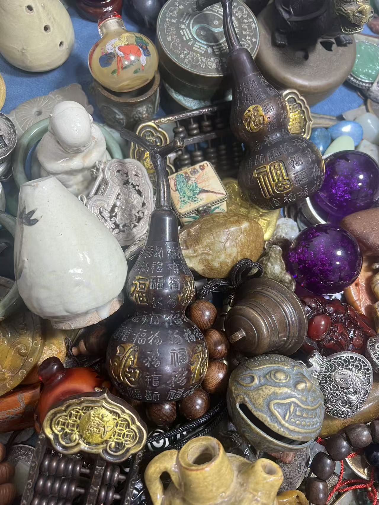 木瓷铜器，挂坠，工艺品改价链接勿拍