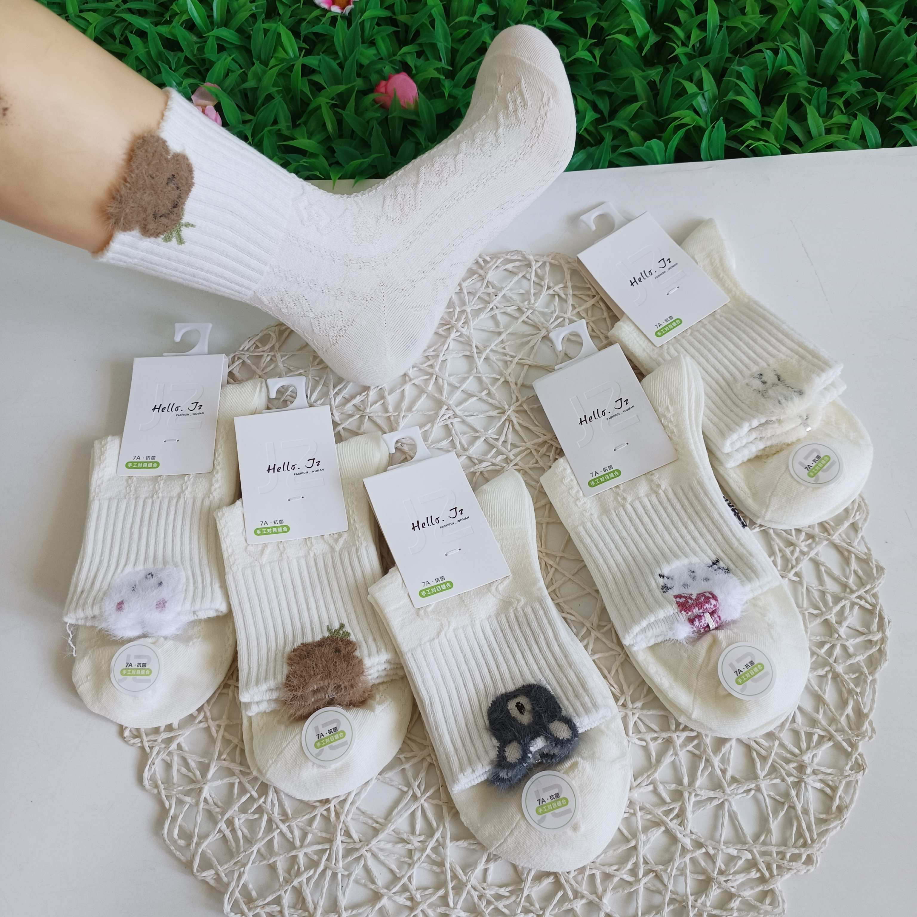 【16.8系列】袜子直播链接（注意备注编码）以直播间展示为主默认微瑕