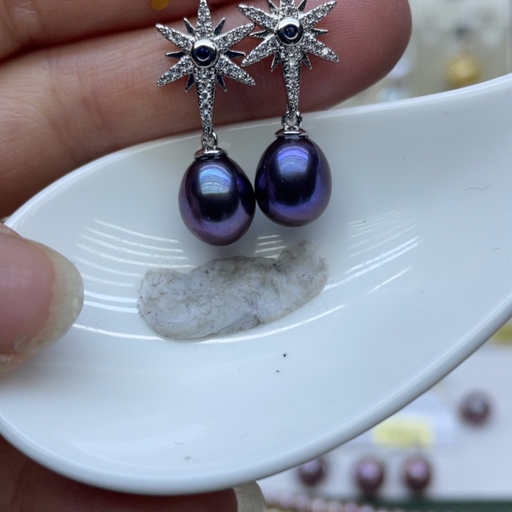 淡水珍珠耳饰未镶嵌