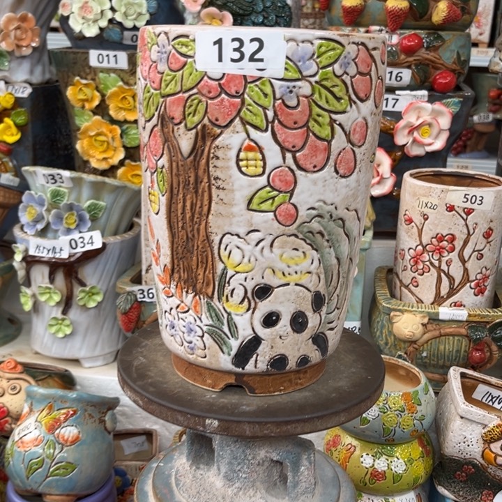 紫砂花盆粗陶材质多肉花盆
