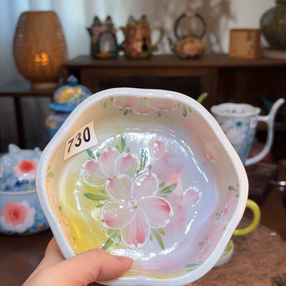 景德镇手绘高温釉下彩陶瓷茶具