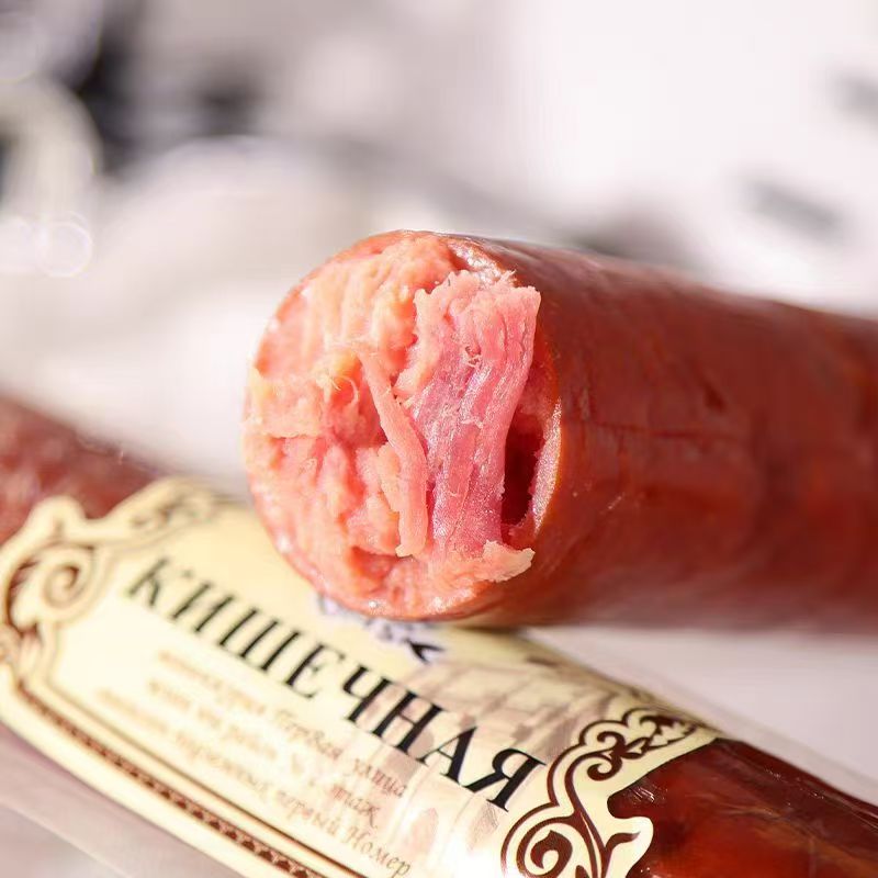 俄罗斯国家馆哈客斯大红肠正宗俄式纯肉香肠火腿肠即食下酒菜350g