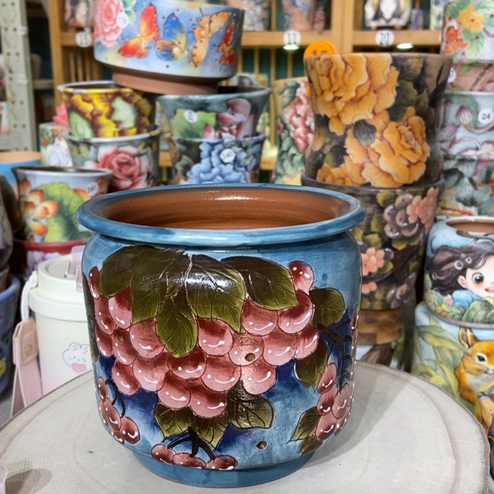 红陶景德镇艺术手绘作品