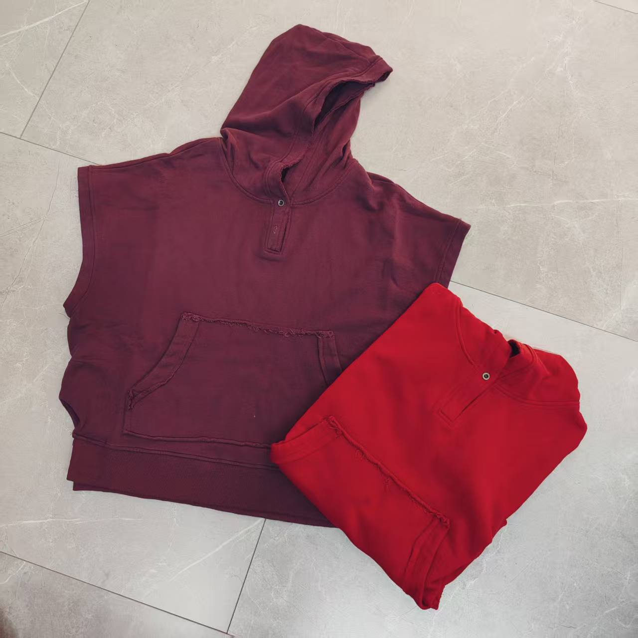 24155（飞儿同款）马甲毛圈休闲时尚宽松中老年洋气马甲出游服装女