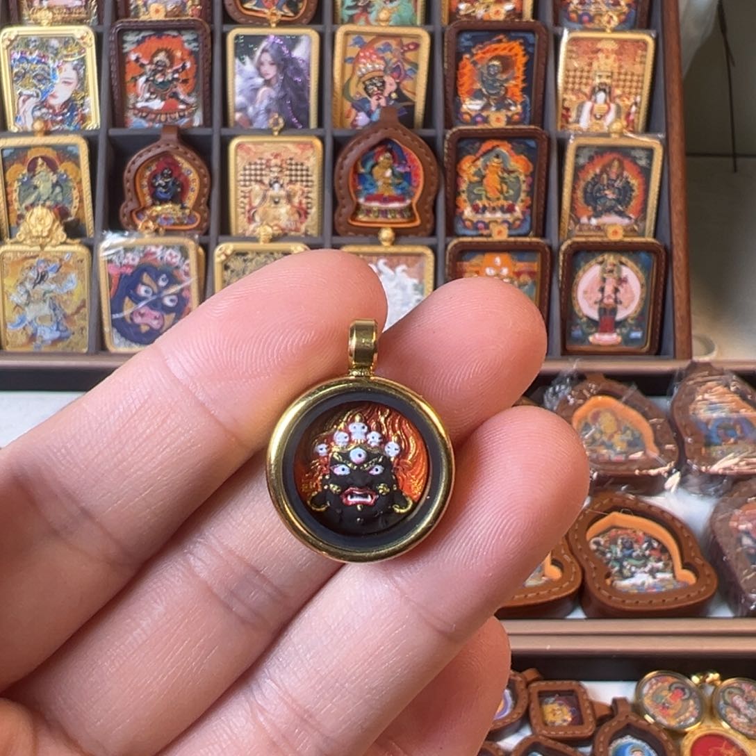 吊坠小*路装裱画立体擦擦六臂