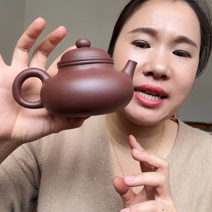 茶壶紫砂紫泥容天300cc