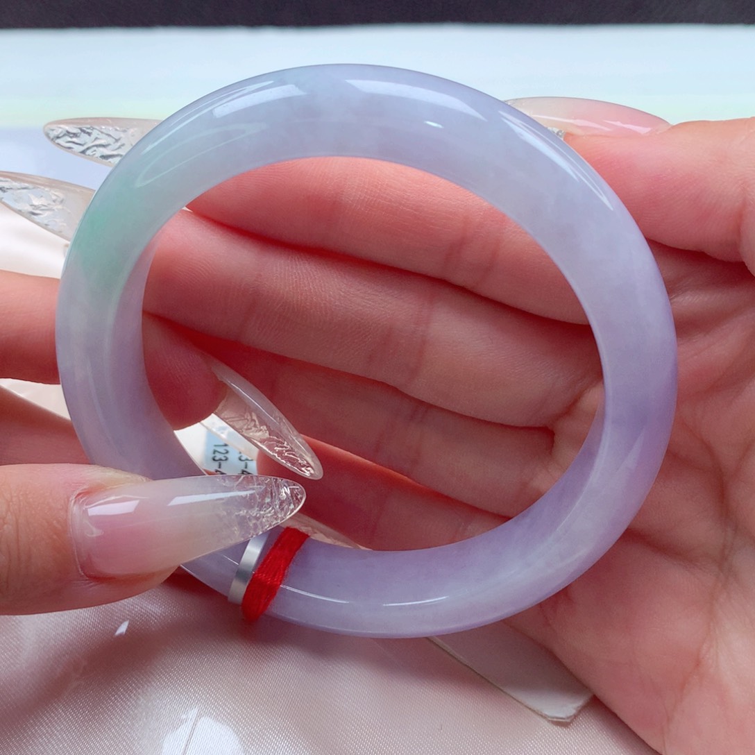 翡翠手镯未镶嵌天然缅甸翡翠A货手镯 10号