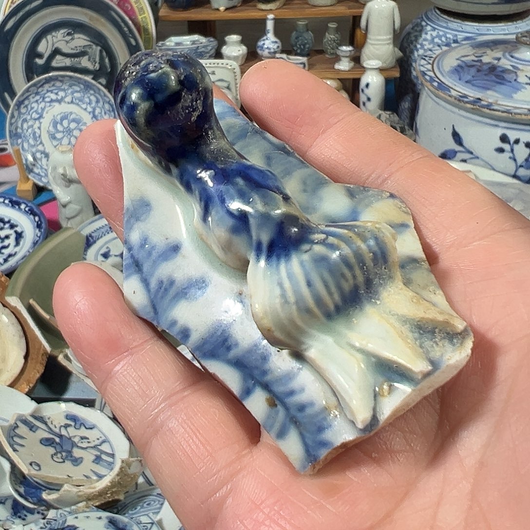 陶摆件瓷片标本，全场包邮