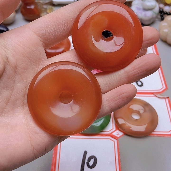 【闪购商品】未镶嵌玛瑙/玉髓珠宝半成品蓉*