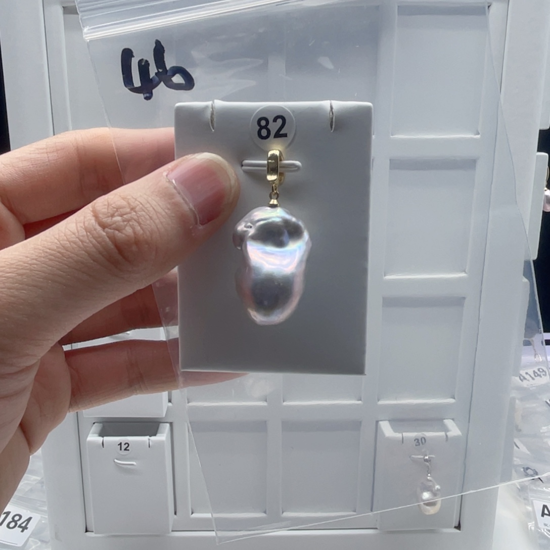 颈饰合金淡水珍珠