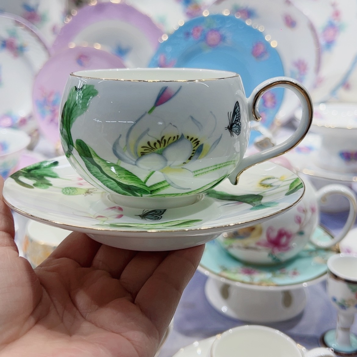 【闪购商品】骨瓷咖啡杯碟