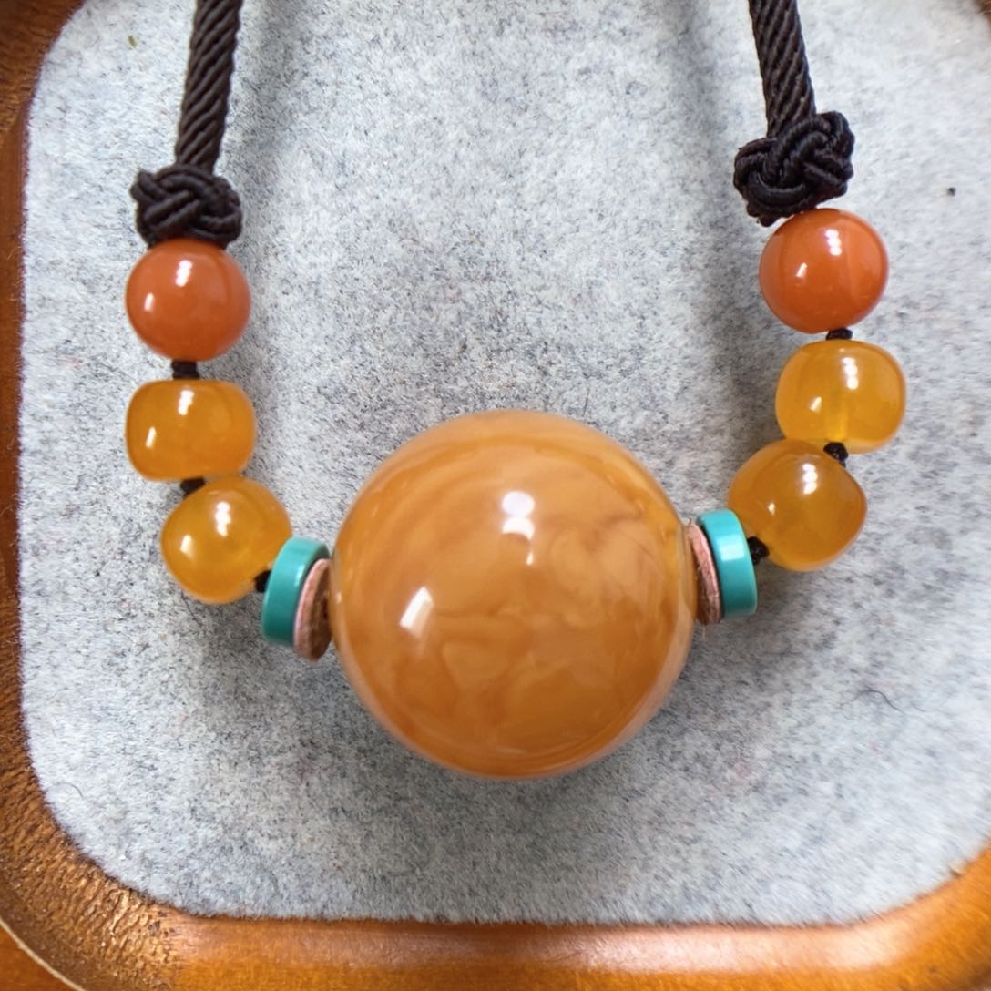 蜜蜡手串未镶嵌蜜蜡