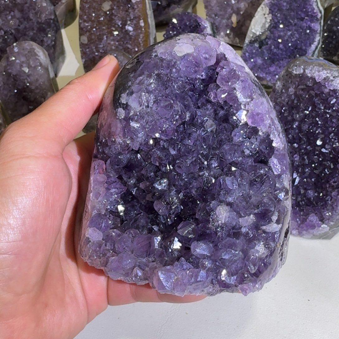 冷***。大型摆件（非配饰）银S925镶嵌紫晶