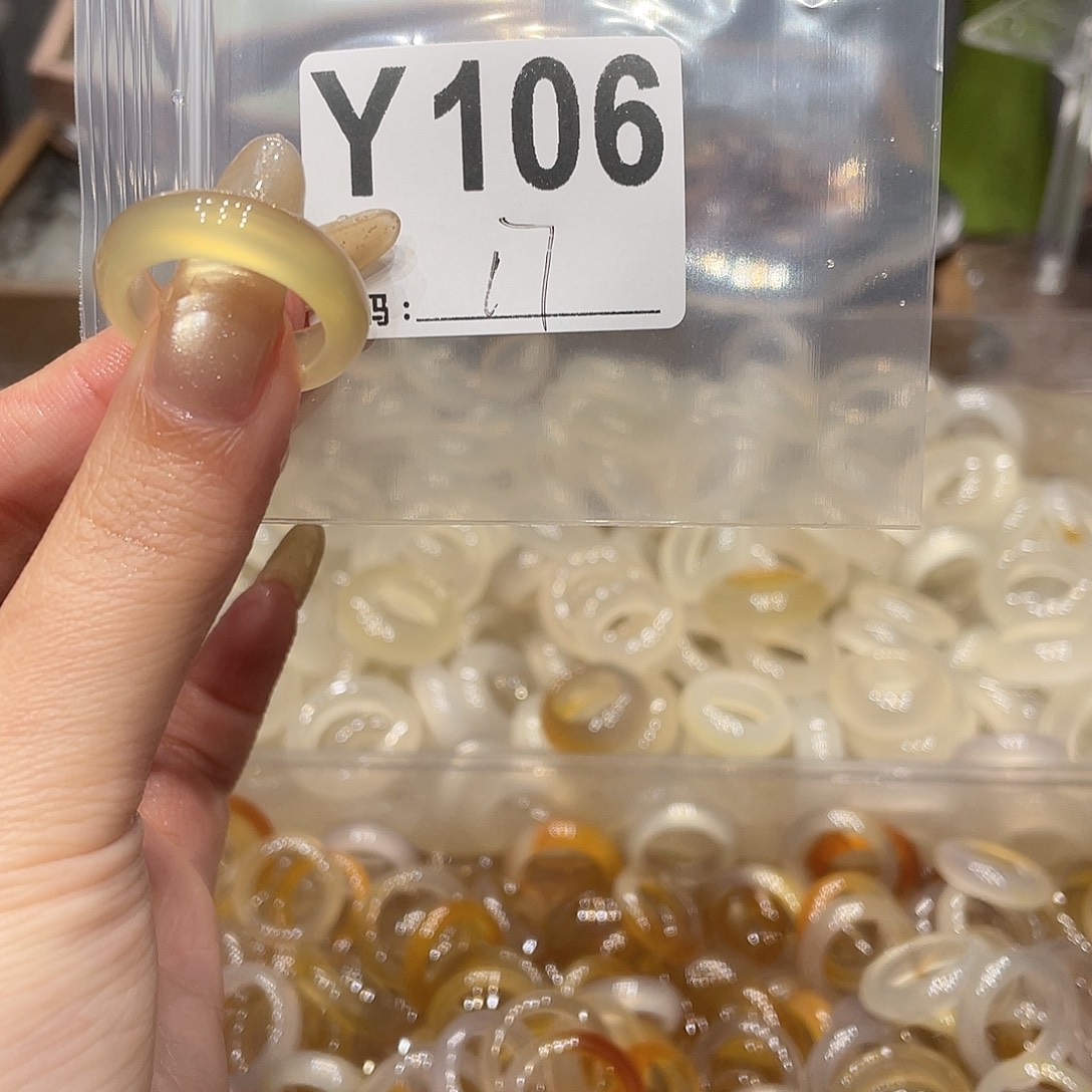 玛瑙/玉髓未镶嵌戒指106