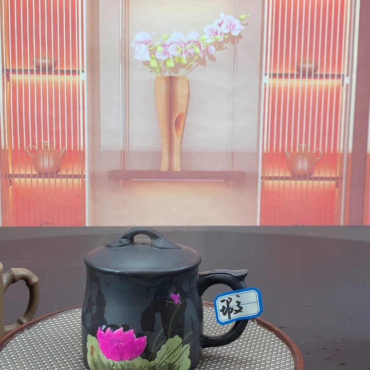 紫砂茶杯紫砂茶具手工紫砂盖杯