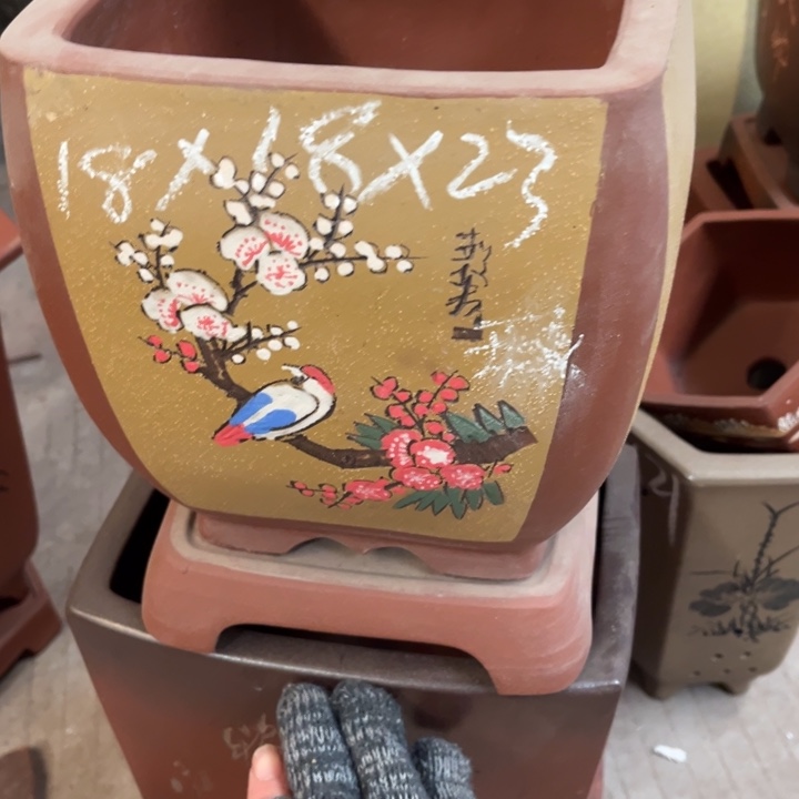 紫砂花盆紫砂花盆