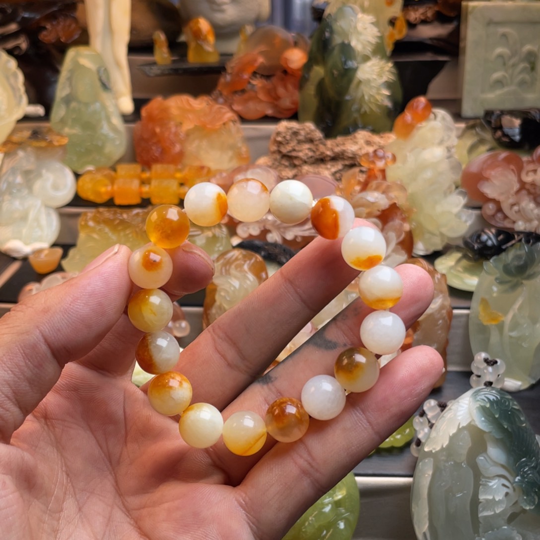 入***画未镶嵌岫玉手串111111