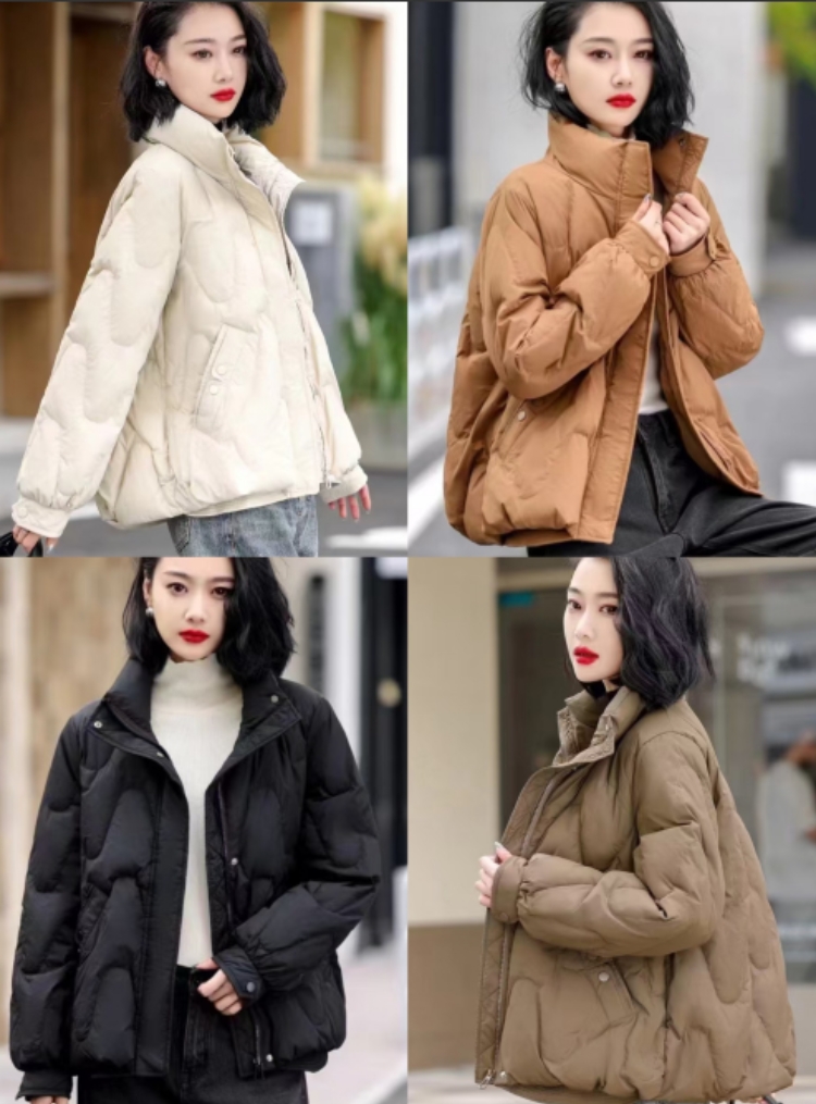 [3四季青清仓捡漏]新款百尚显瘦中长款保暖秋冬羽绒服F372-L12213