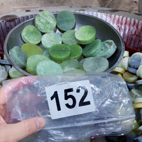 【闪购商品】蛇纹石玉珠宝半成品未镶嵌
