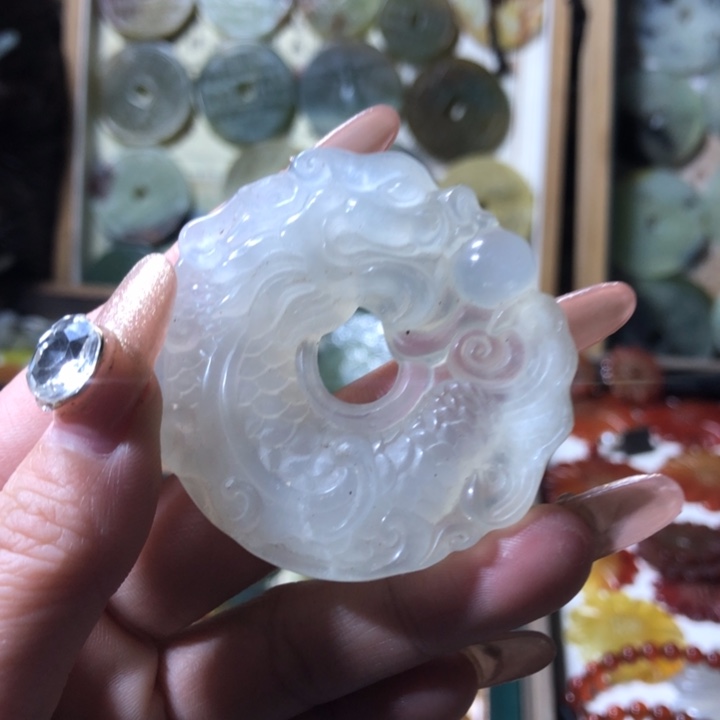 岫玉岫玉挂件未镶嵌