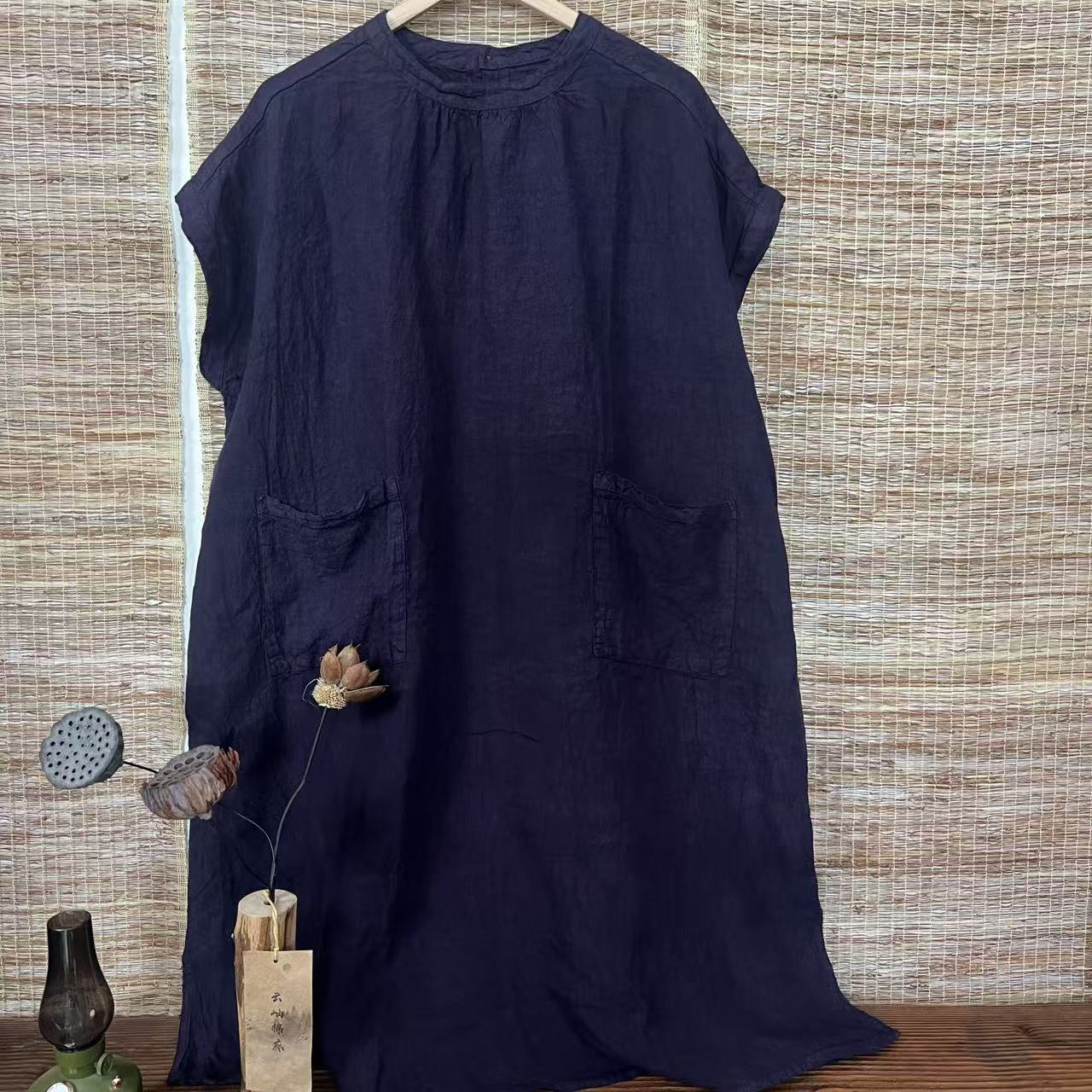 SX 50106 新款夏季时尚简约大气连衣裙（胸围135衣长107）