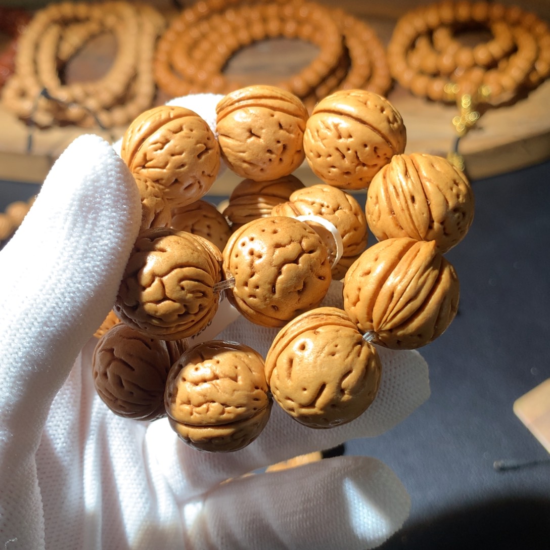 手串桃核东北野生大肌肉19