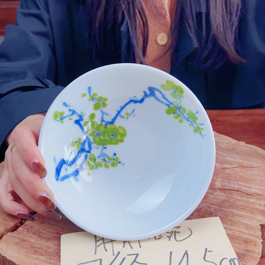 瓷片景德镇陶瓷手工手绘制作