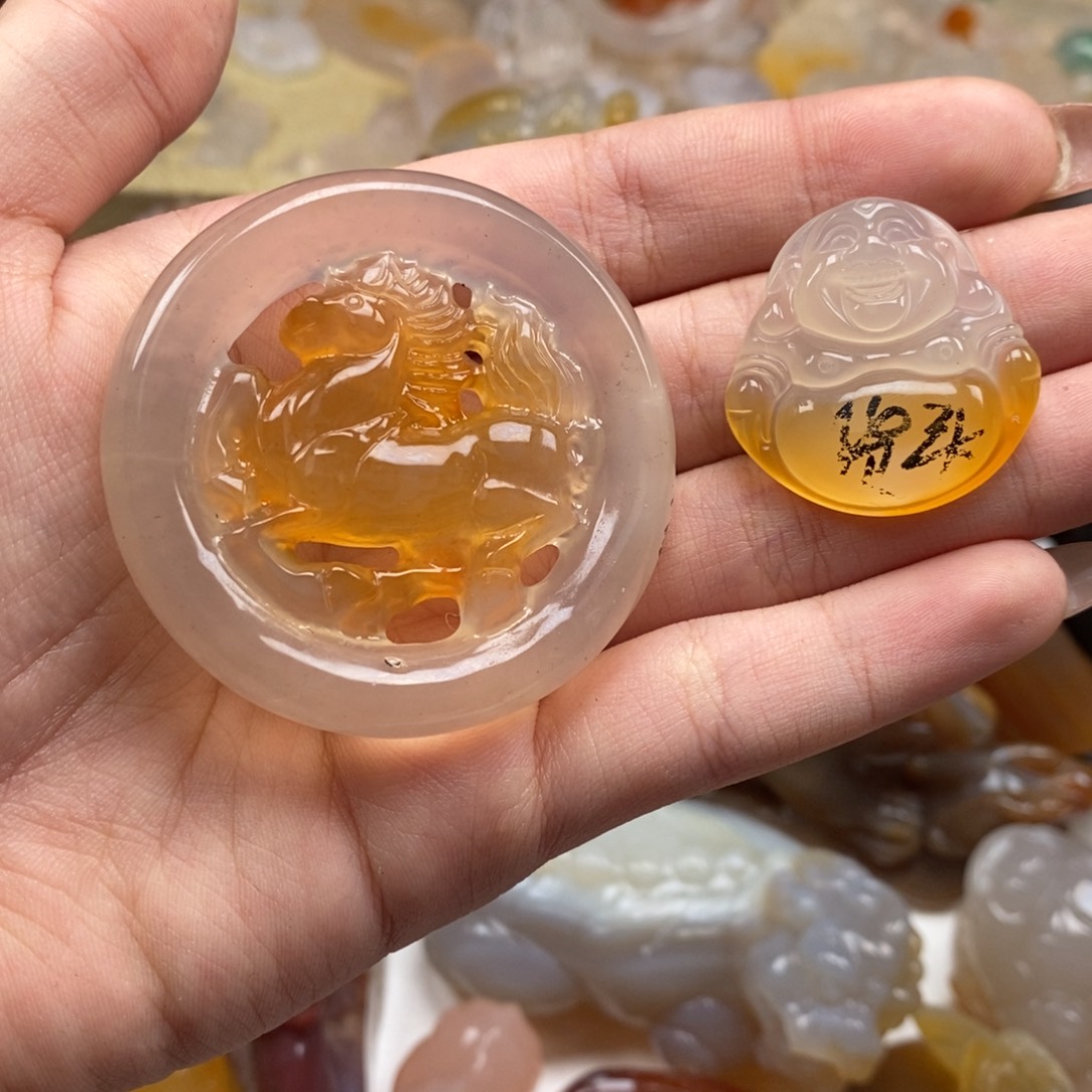 玛瑙/玉髓未镶嵌颈饰
