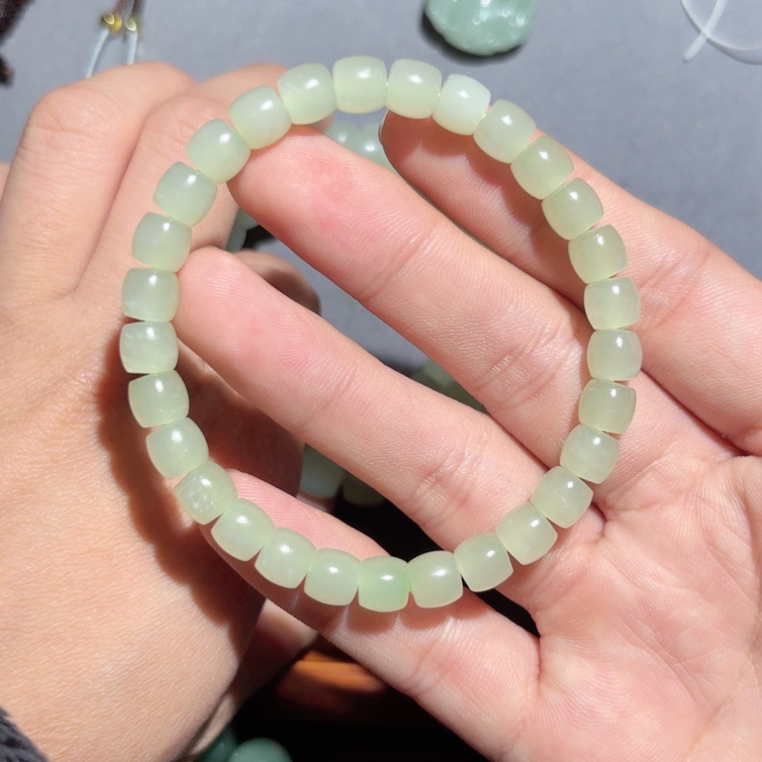 和田玉手链未镶嵌