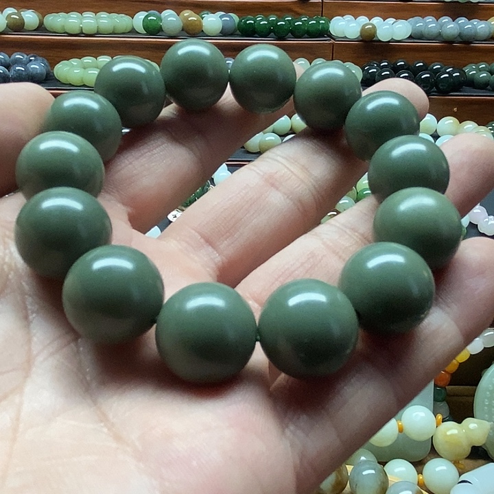 和田玉手串未镶嵌