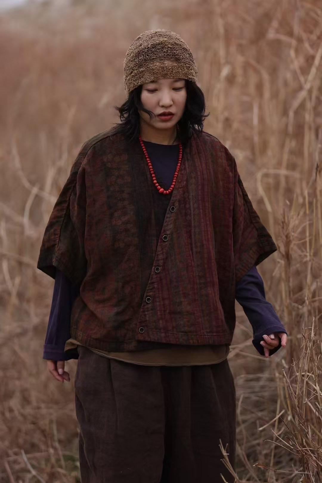 古兰木～原创文艺范宽松外套6913网红