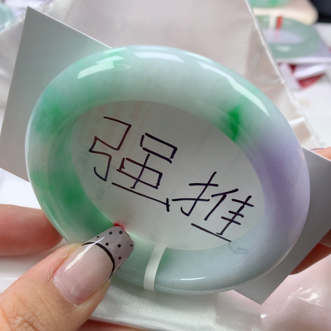 翡翠手镯未镶嵌54正