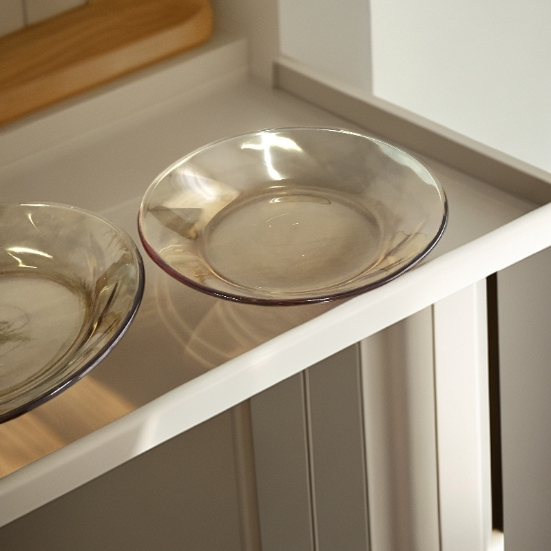 出美，JX菜碟2只，直径20.3cm✖️4cm、家用简约大号菜碟