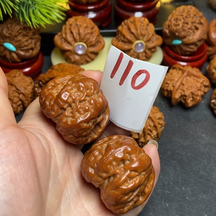 文玩核桃把件38蛤蟆110