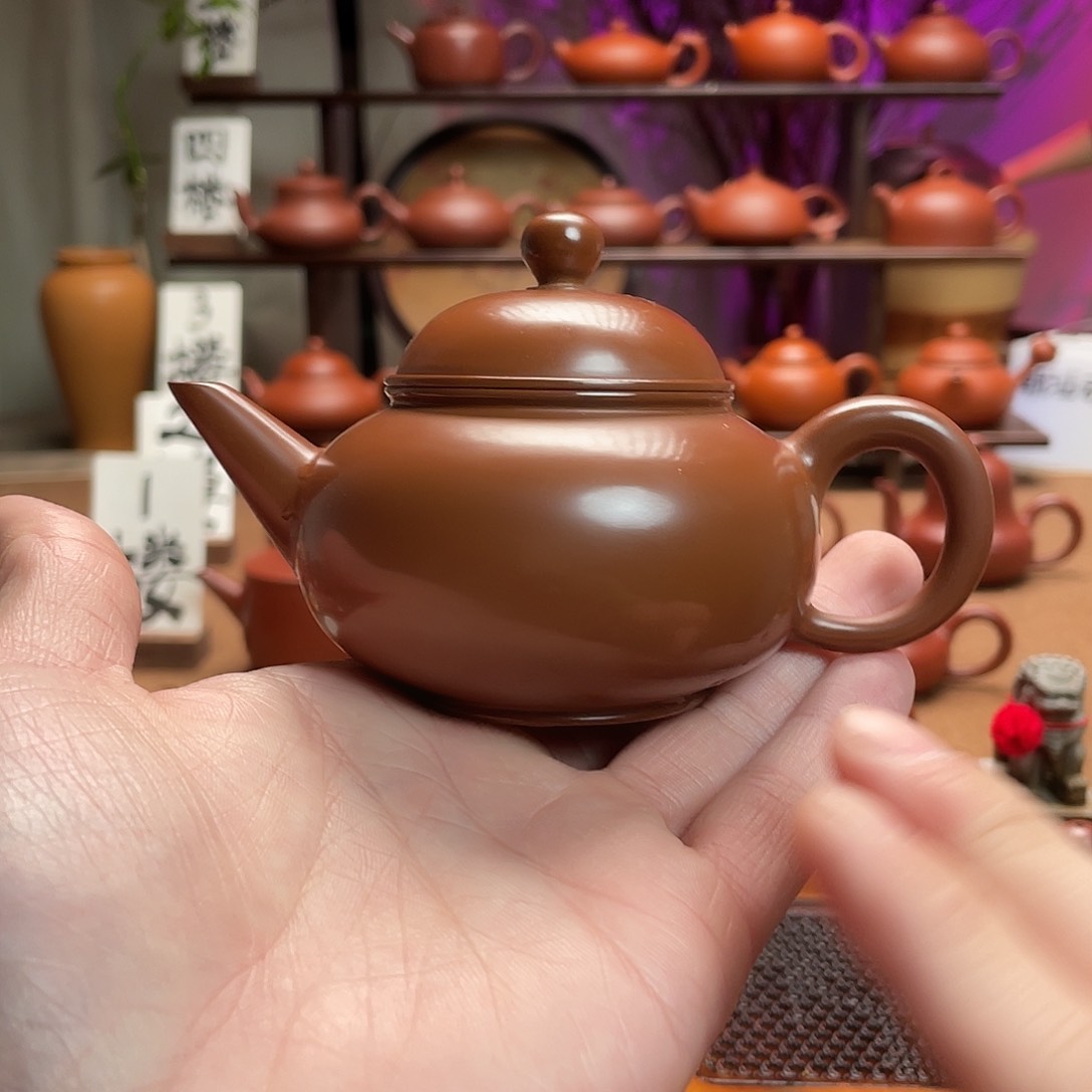 紫砂茶壶北*朱泥水平