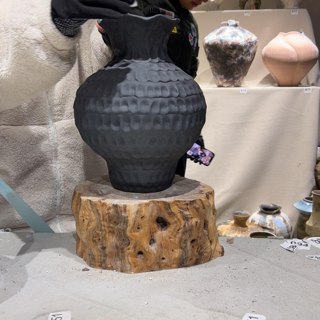 景德镇高温陶瓷54挂亲密度花瓶摆件花瓶摆件